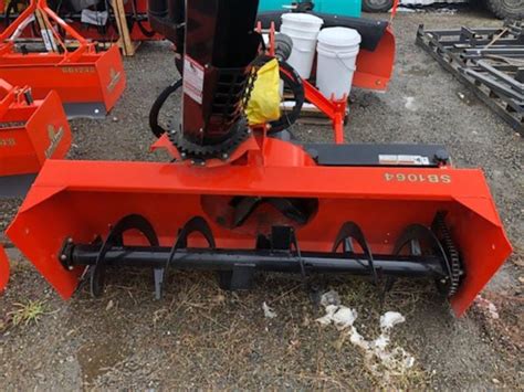 land pride snow blower for skid steer|kubota 50 inch snow blower.